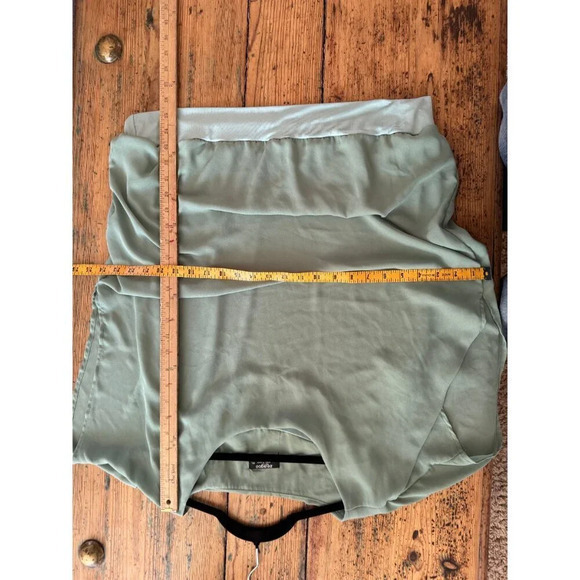 Zeagoo Women's Green Short Sleeve Blouse, green blouse, short sleeve blouse,‎ - Picture 5 of 7